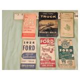1956 Ford truck ops manual, 1950s service specs
