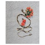 Costume jewelry bracelets, earrings, brooch