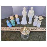 Bride and groom and related Avon bottles