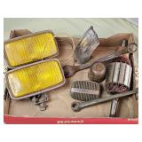 Vintage motor Armature, fog lamps, plus more