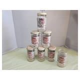 Vintage Ford Motor Company FoMoCo glass jars