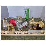 Vintage Avon bottles, owl, wiener dog