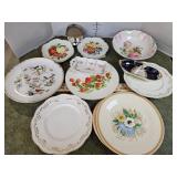 Antique European and painted plates and more