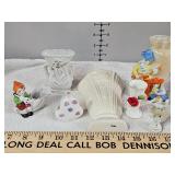 Antique Japanese figurines and vases