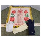 US Army Camp Bill flag, women's gloves