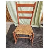 Antique wood rocker