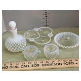 Fenton frosted hobnail collection