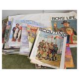 Boys life and scouting magazines