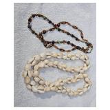 Fun shell necklace and necklaces