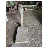 Antique industrial Fairbanks scale