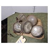 Vintage tractor lights