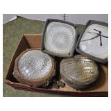 Vintage tractor lights