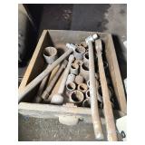 Large Sized Ratchets Set in metal drawer