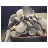 Vintage boat propellers