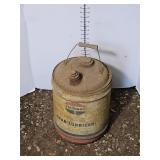 5 gallon standard oil gear lubricant can