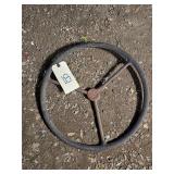 Vintage tractor steering wheel