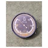 Vintage tractor tachometer