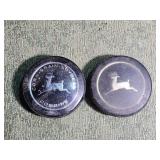 Vintage John Deere steering wheel cap covers