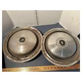 2 Antique Ford Motor Company Hub Caps