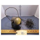 Vintage Lantern & Machinist Honing Tool