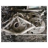 International four rear weights w9 tractor, plus