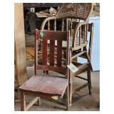 Wood project chairs