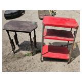 Project MCM cart and end table