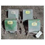 Vintage John Deere applicator boxes