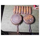Cast iron pans