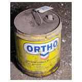 Chevron ortho 5 gallon vintage can