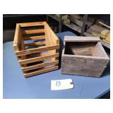 Two Wooden Boxes