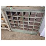 Vintage wood cubby 44 x13x39