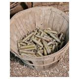 Bushel basket with trampoline springs