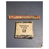 Vintage Oliver part and windshield wiper blade