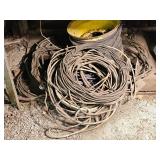 Bundles of copper wire and some hose