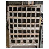 52x13x70 vintage wood cubby