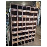 Antique wooden cubby 48x13x73