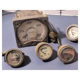 5 Assorted Tractor Gauges