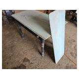 Mud room table plus extra wood