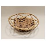 VINTAGE HANDWOVEN TOHONO O'ODHAM PAPAGO BASKET