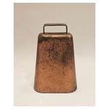 VINTAGE COW BELL STEEL WITH COPPER FINISH