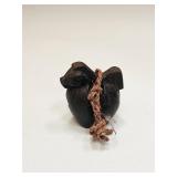 VINTAGE JAPANESE BELL CAST IRON HANIWA HORSE