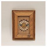 VINTAGE MINI SANDPAINTING UNSIGNED