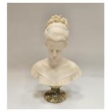 ARNALDO GIANNELLI WOMEN BUST SCULPTURE SIGNED