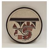 ORIGINAL ZUNI EAGLE PAINTING ON HIDE (PINCUS)