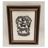 VINTAGE SCHERENSCHNITTE HAND PAPER CUTTING ART