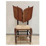 NORTHWEST COAST TLINGIT FOLK ART WHALE TAIL CHAIR