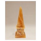 VINTAGE ALABASTER OBELISK