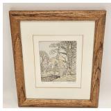 WENDY S. RAPLEY ETCHING AP TITLED SHEVE STREAM