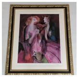 ARTIST LINDA LE KINFF LITHOGRAPH ROBE DU SOIR